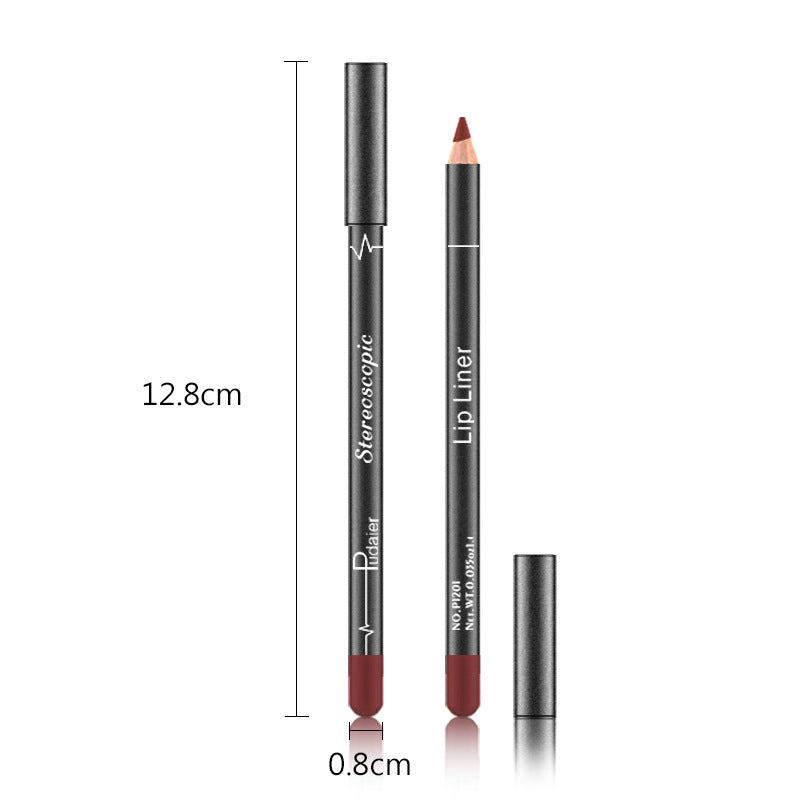 12 farve læbestift pen