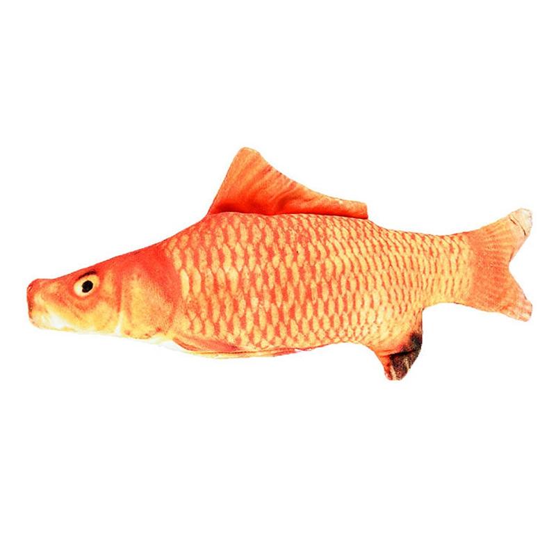 Plys Simulation USB-opladning Pet Fish Toy