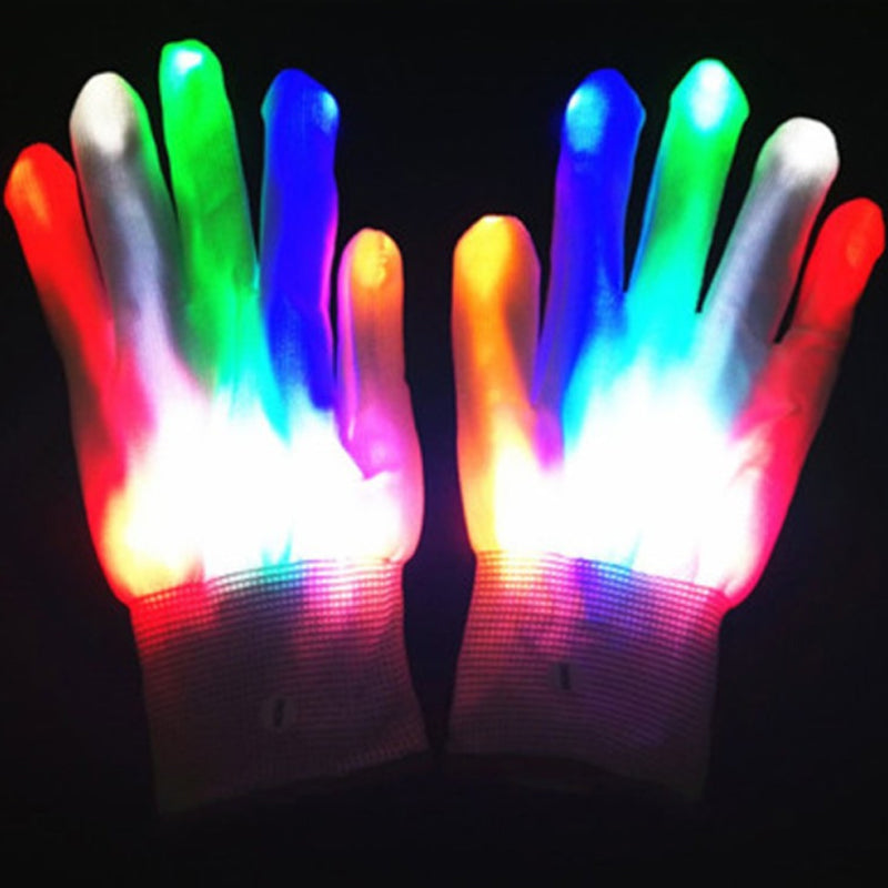 Lysende LED handsker