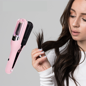 Krøllejern med trimmer til spaltede spidser