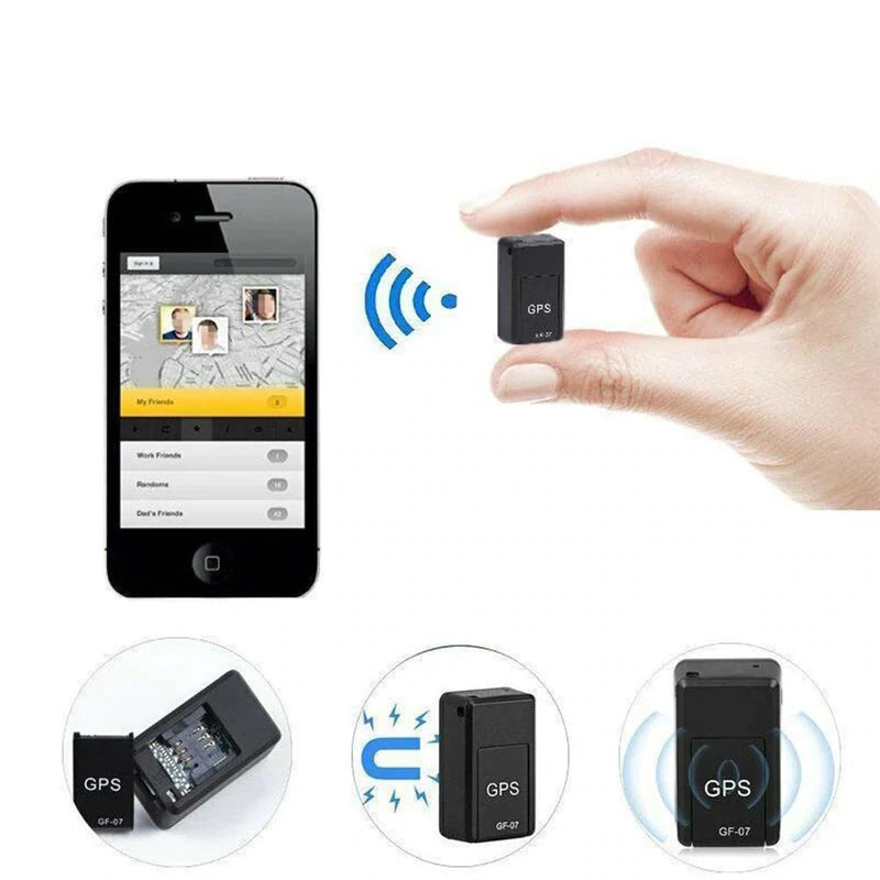 Tyverisikret GPS Tracker, Magnetisk Mini GPS Locator