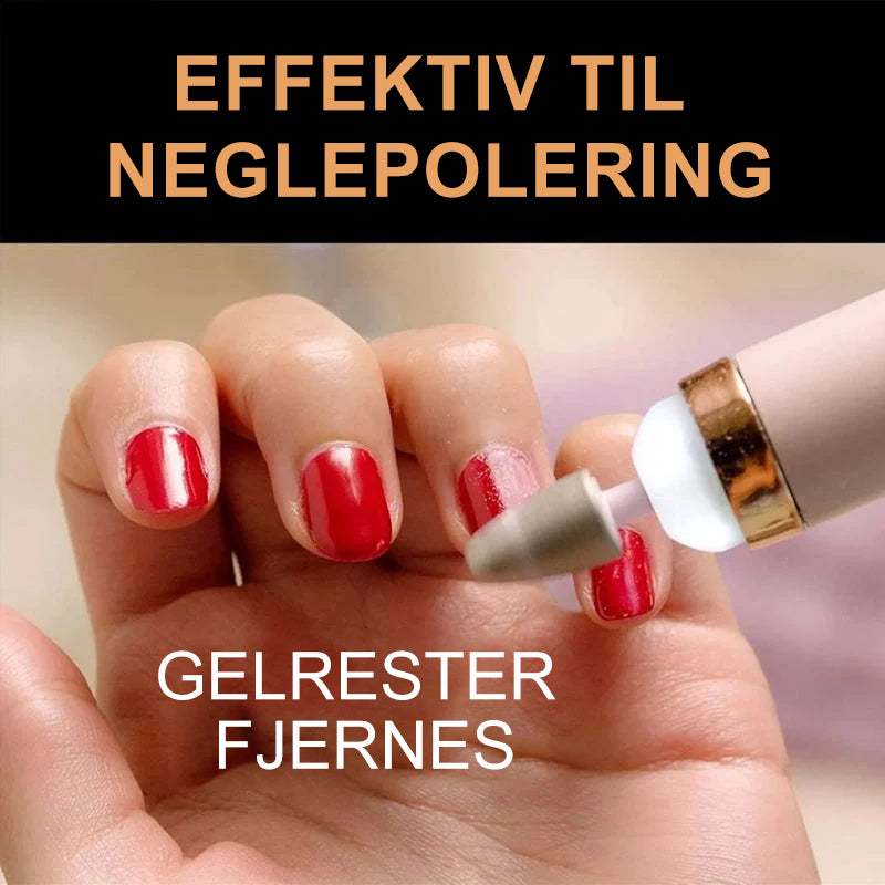 Professionelt manicure-sæt med elektrisk neglemaskine