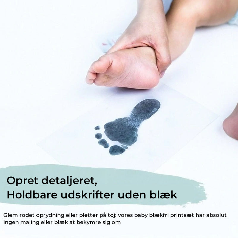 Mess-Free Baby aftryk Kit til hænder og fødder