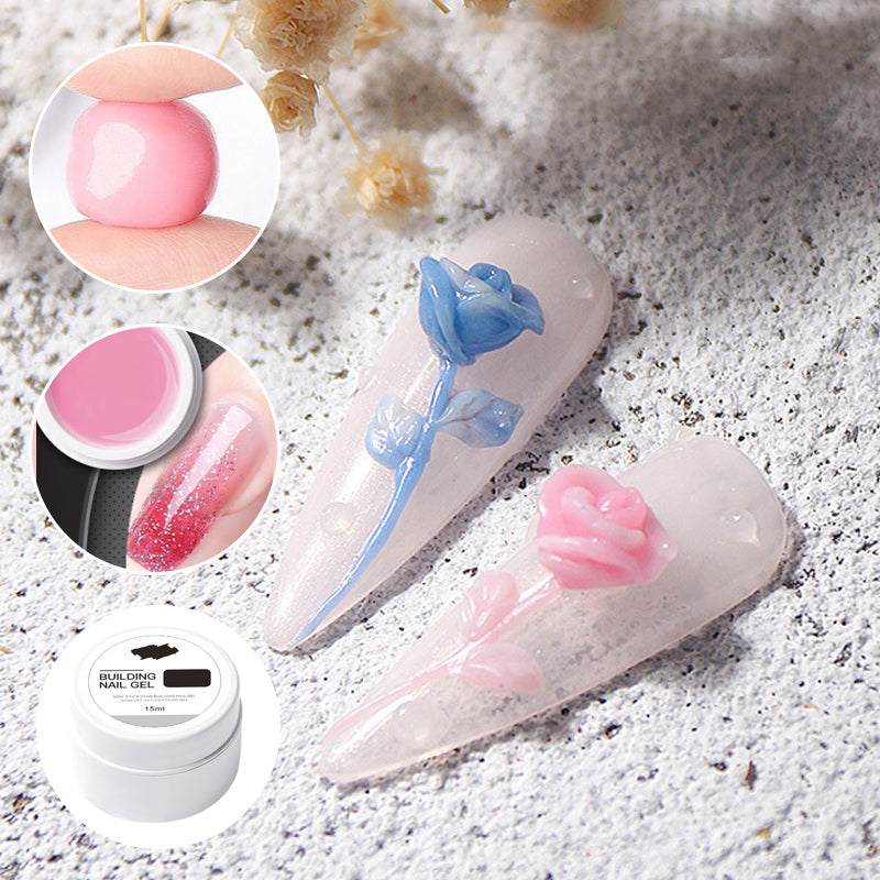 Gelbaseret negleextensions