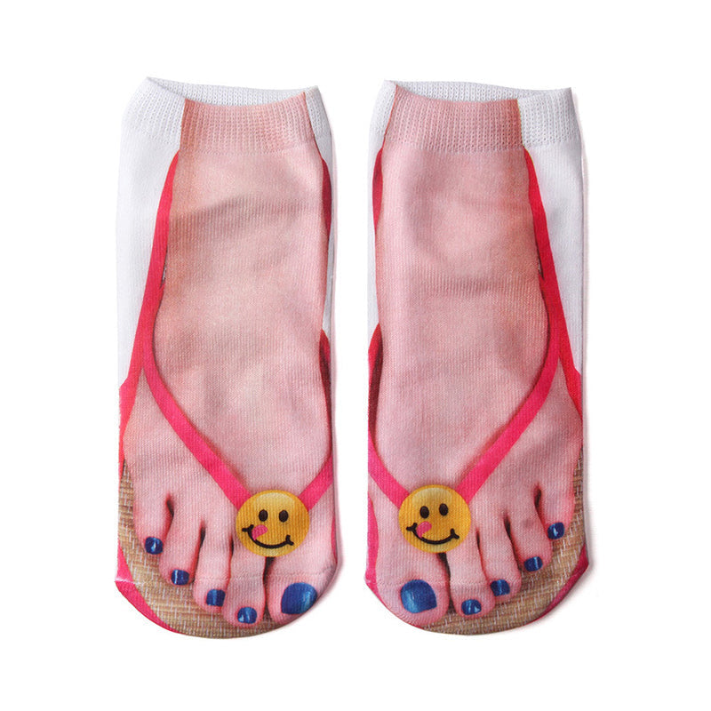 Manicure print sokker