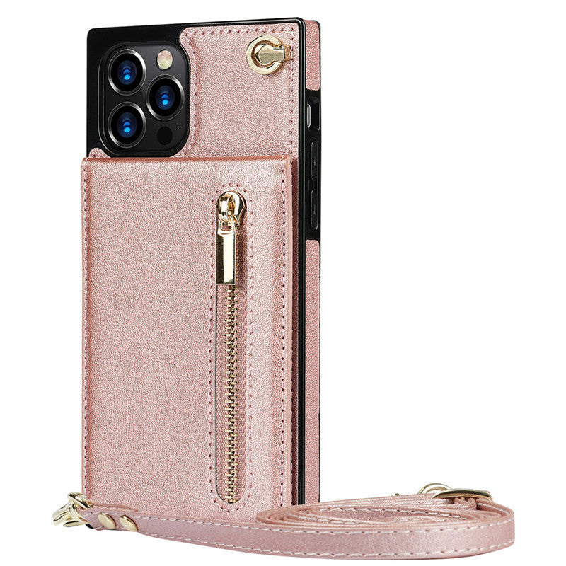 Crossbody 2 i 1 iPhone cover og pung