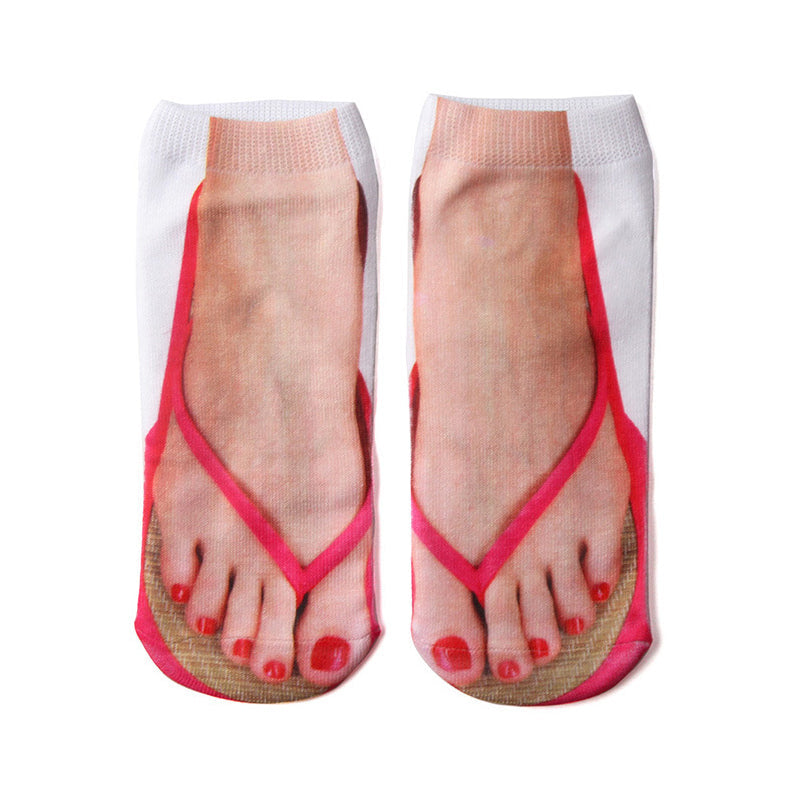 Manicure print sokker