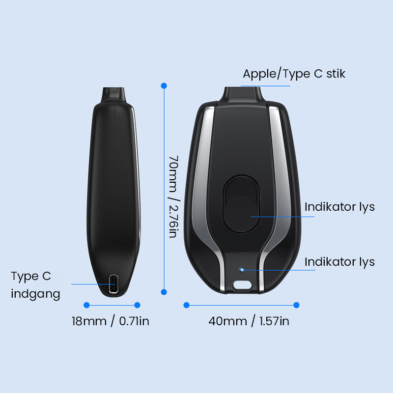 Mini Power Pod til nødstilfælde