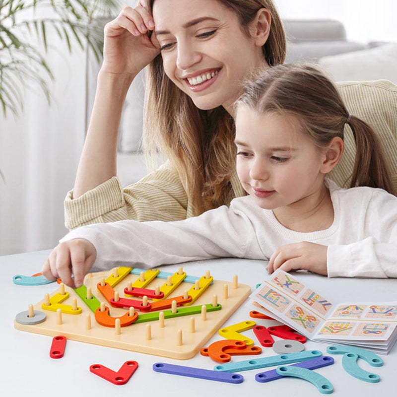 🌈💐Montessori kombinationspuslespil💐