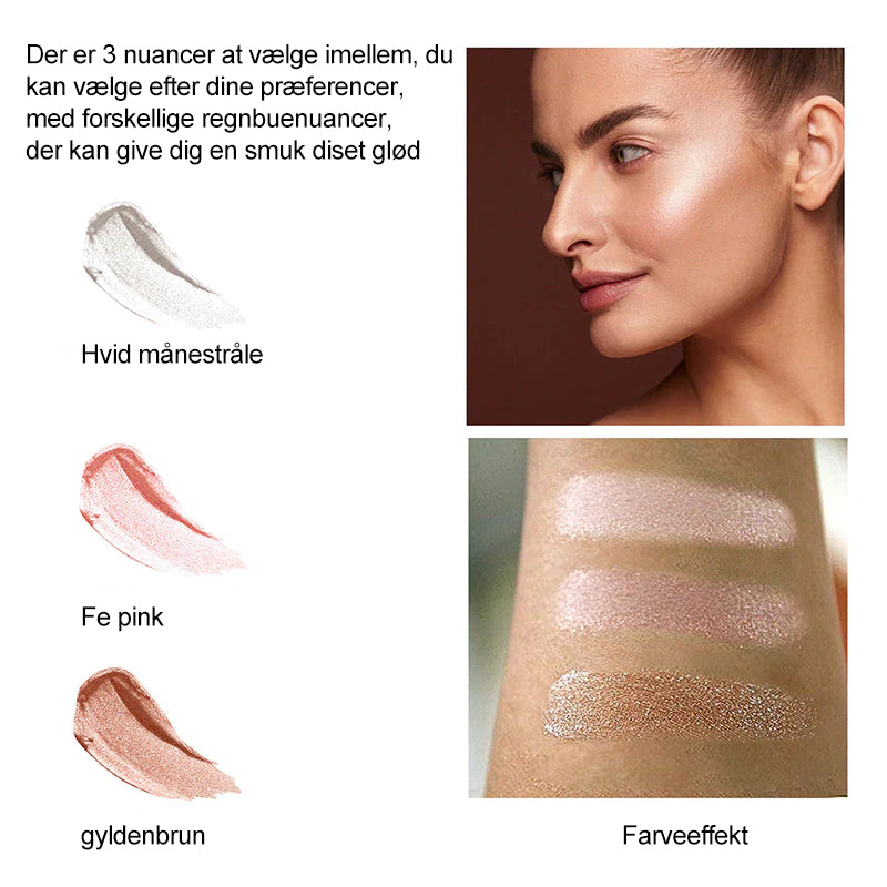 Highlighter makeup-pudderstick