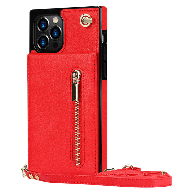 Crossbody 2 i 1 iPhone cover og pung