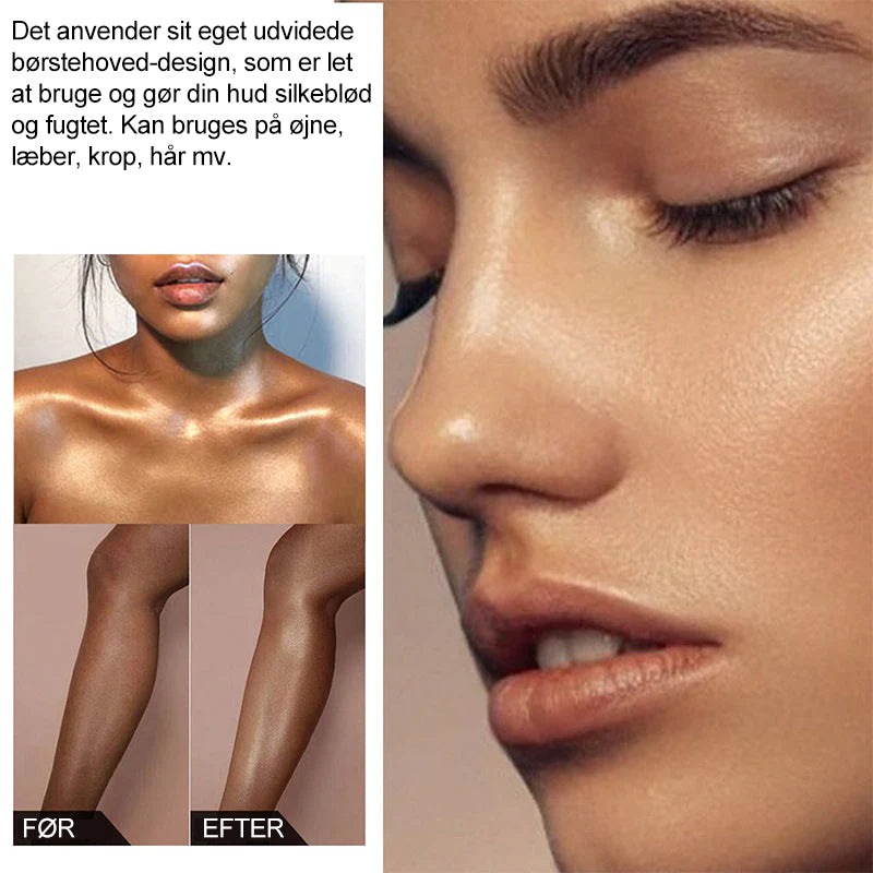 Highlighter makeup-pudderstick