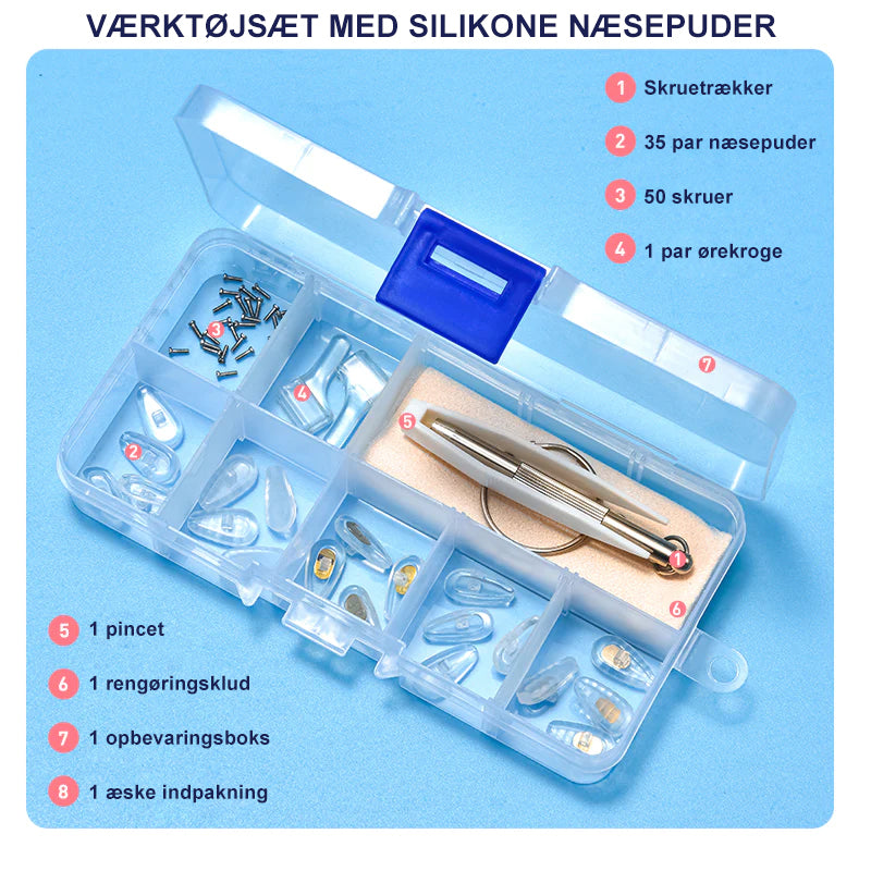 Silikone næsepude-sæt