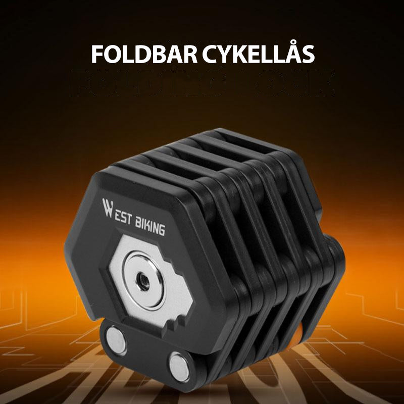 Foldbar, stærk cykellås