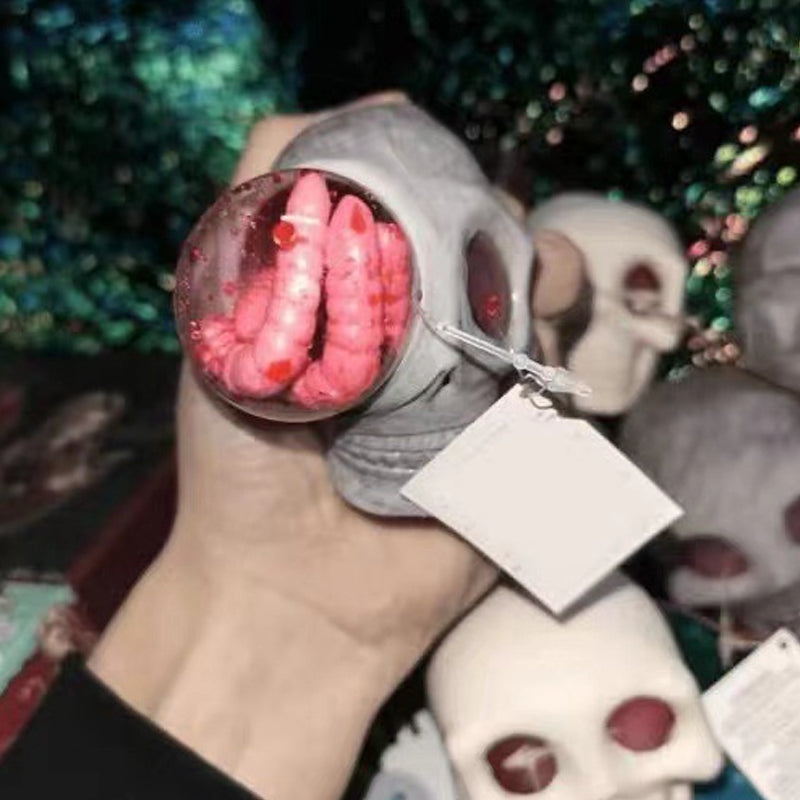 Klemmelegetøj i kraniemotiv