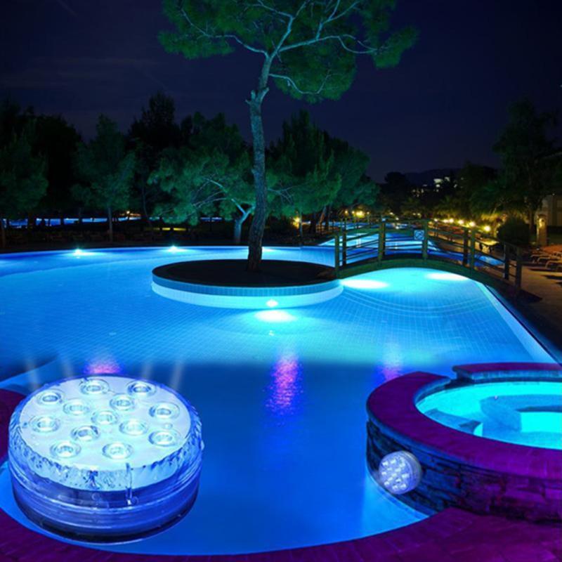 Dykbar LED pool lys
