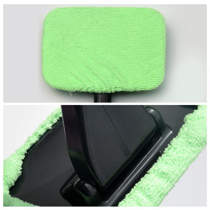 Microfiber Car Window Cleaner med 2 genanvendelige mikrofiberhætter