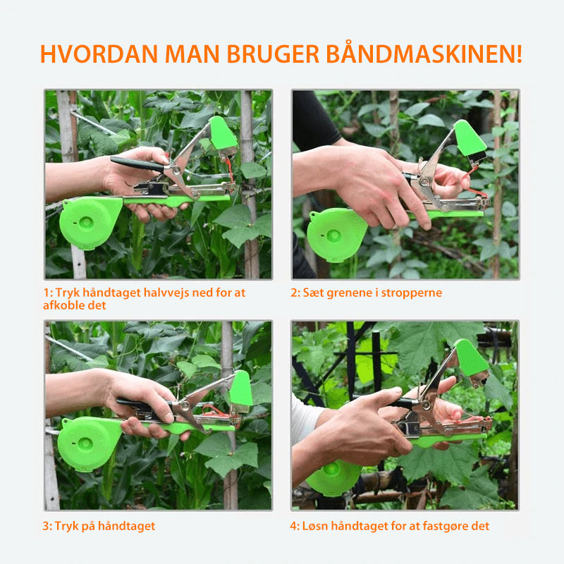 Bindemaskine til haveplanter