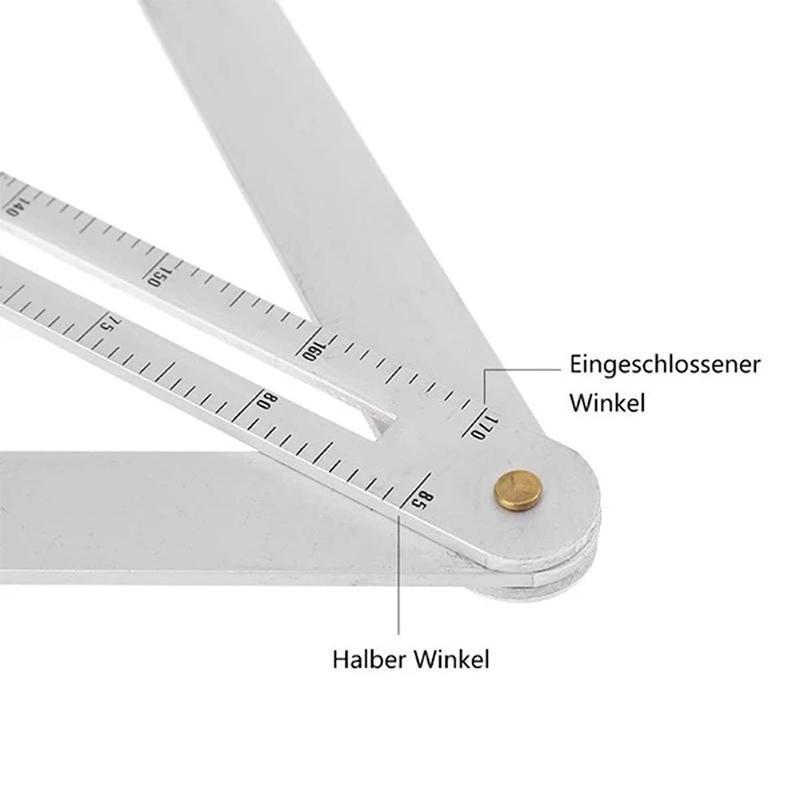 Vinkelmåler i rustfrit stål