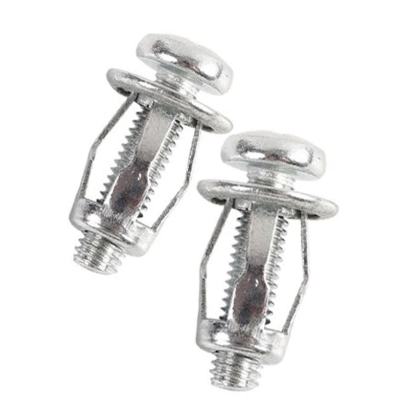 20 Stk Kronbladsmøtrikker med metalskruer