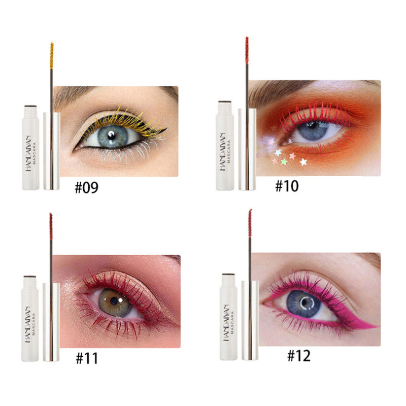 Mascara i 12 farvevarianter