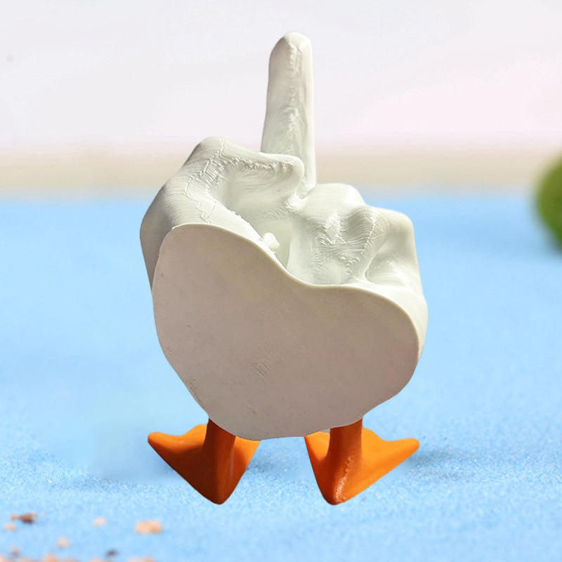 Duck you! Harpiksdekoration