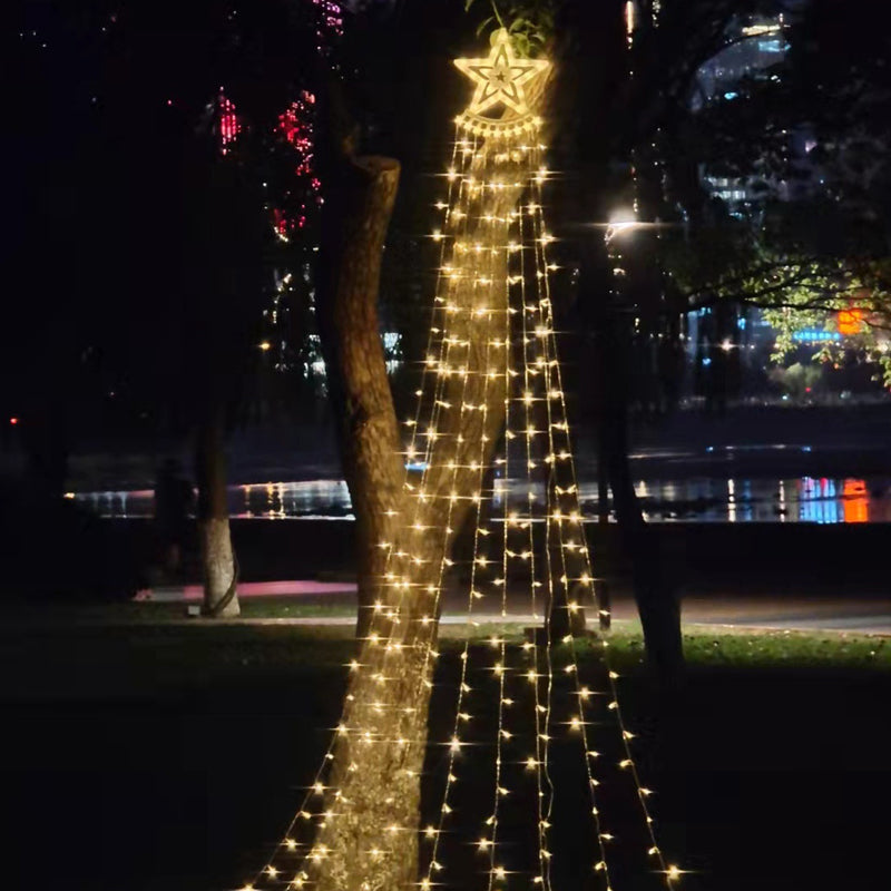 Flerfarvet LED juletræslys