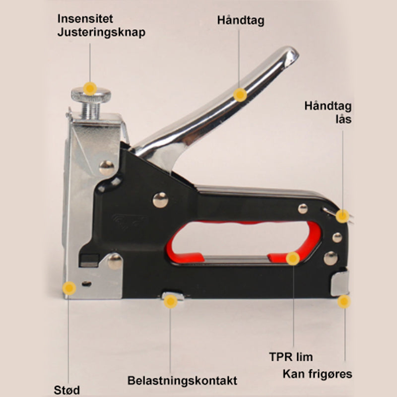 Hæftepistol med håndtag