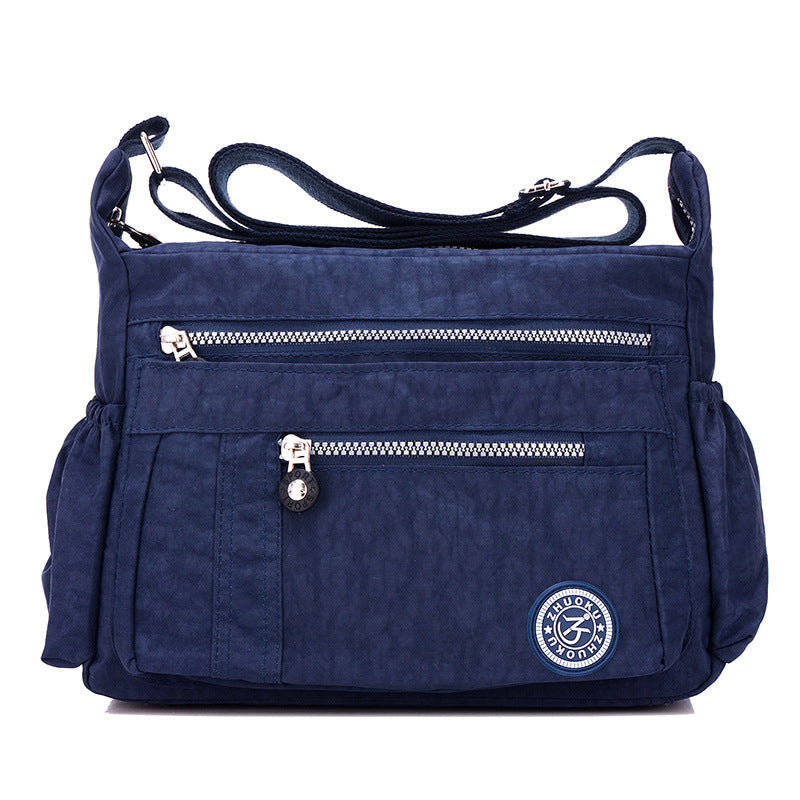 Vandtæt nylon skuldertaske