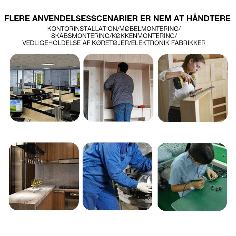 6 i 1 Micro Mini Multifunktions Kobberhammer