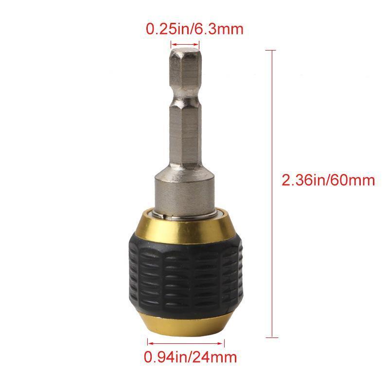 Adapter til hurtig udskiftning af borebits