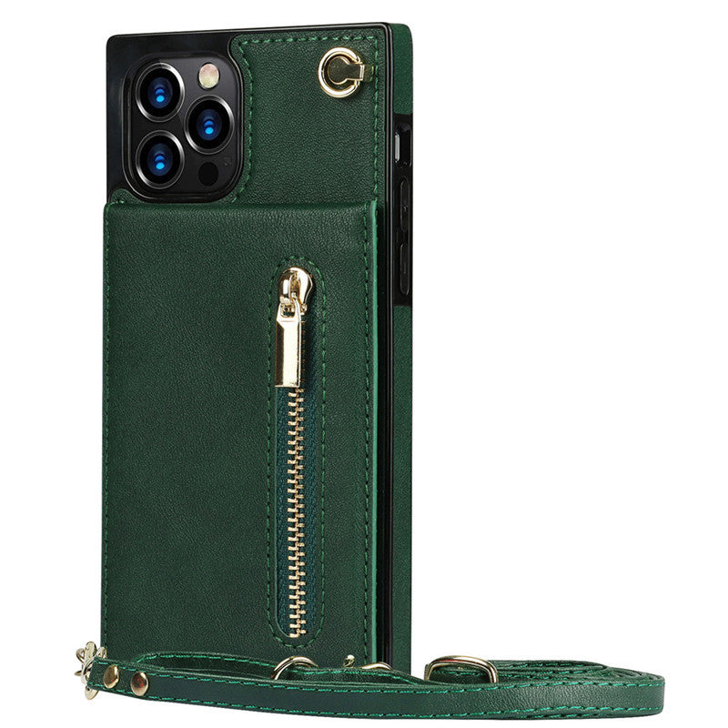 Crossbody 2 i 1 iPhone cover og pung