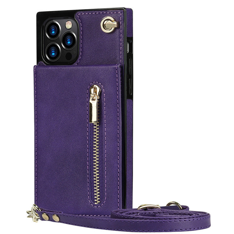 Crossbody 2 i 1 iPhone cover og pung