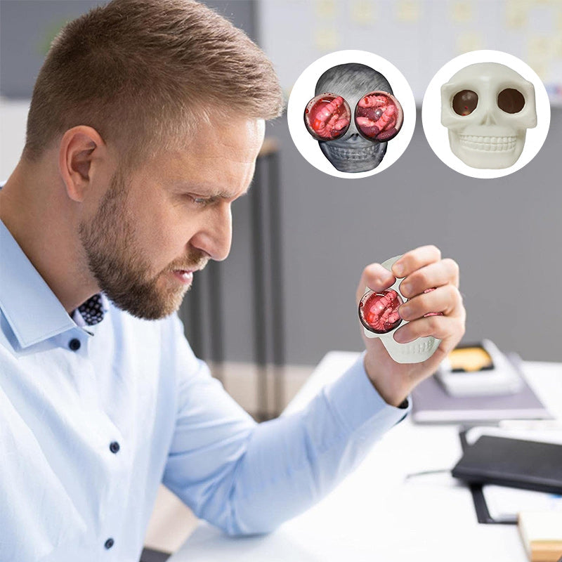 Klemmelegetøj i kraniemotiv