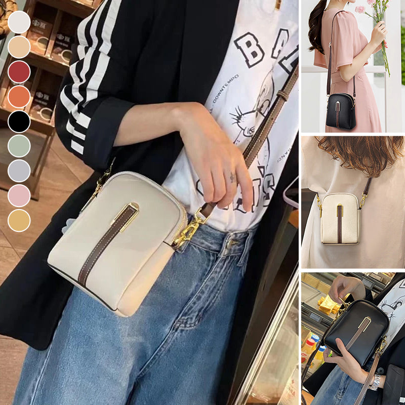 Letvægts Crossbody miniskuldertaske til telefon