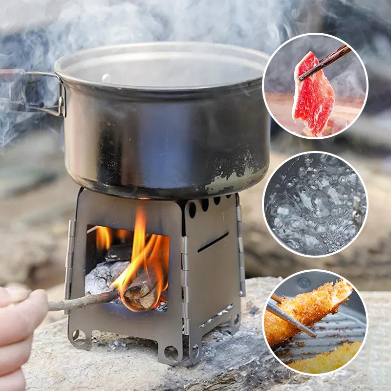 Bærbart grillsæt