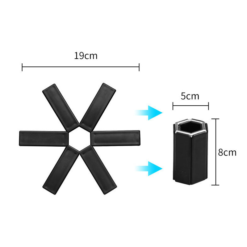 Foldbar silikone varmeisoleringspude