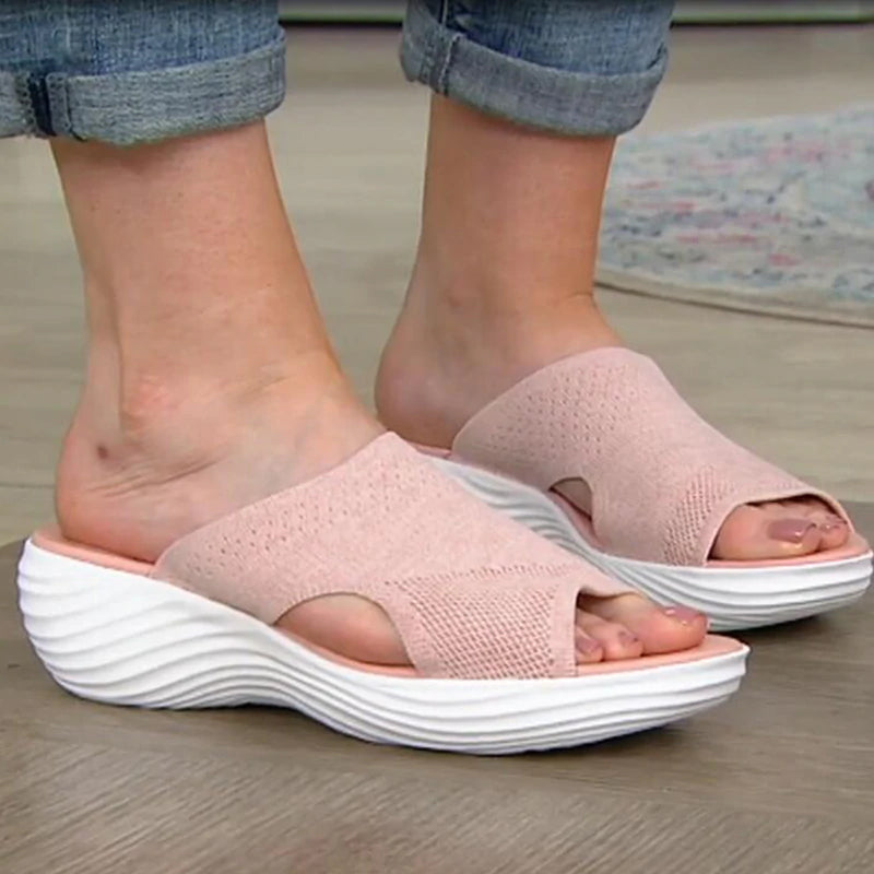 Bløde og komfortable mesh-sandaler til kvinder