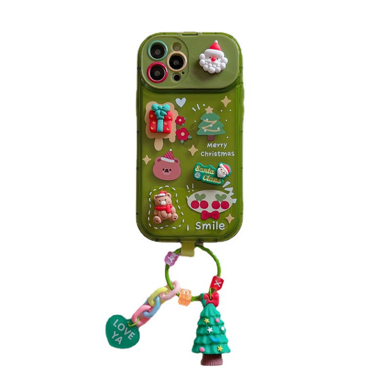 Christmas Tree Pendant iPhone Cover with Mirror