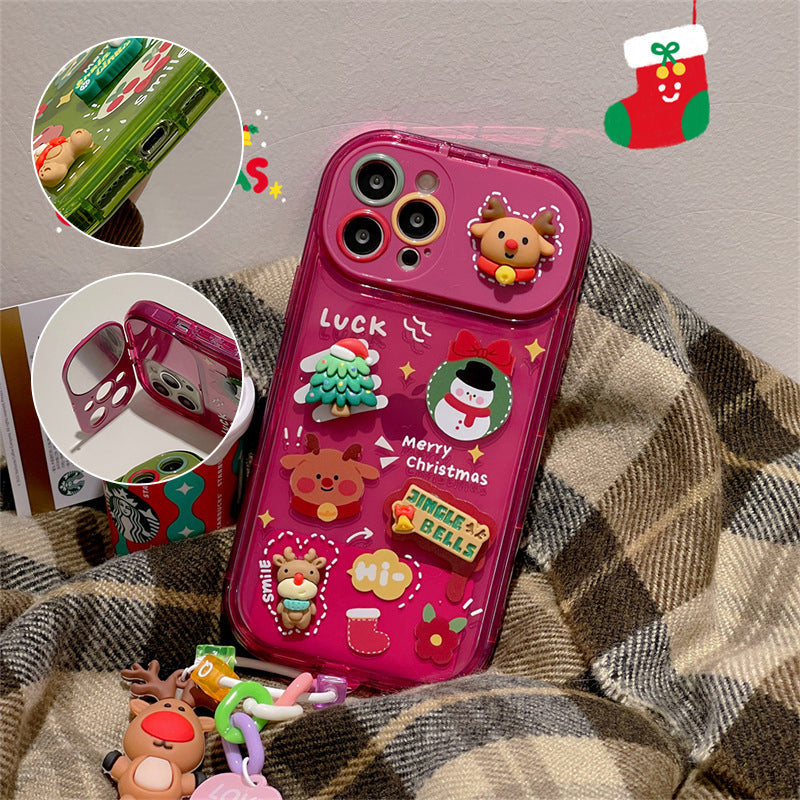 Christmas Tree Pendant iPhone Cover with Mirror