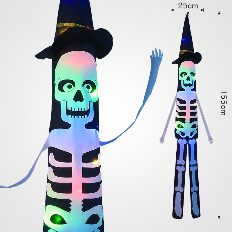 Dekorativ heksehat ophængningslampe til Halloween