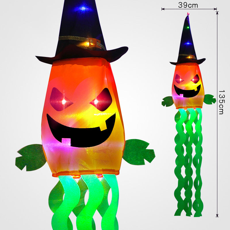 Dekorativ heksehat ophængningslampe til Halloween