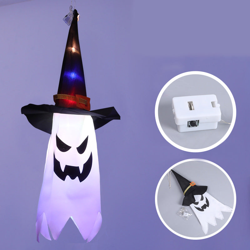 Dekorativ heksehat ophængningslampe til Halloween